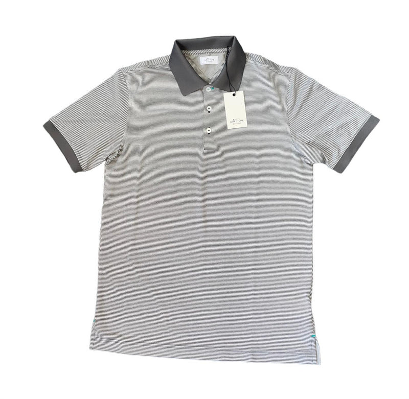 adidas Men's Polo Shirt Striped Golf Polo Shirt