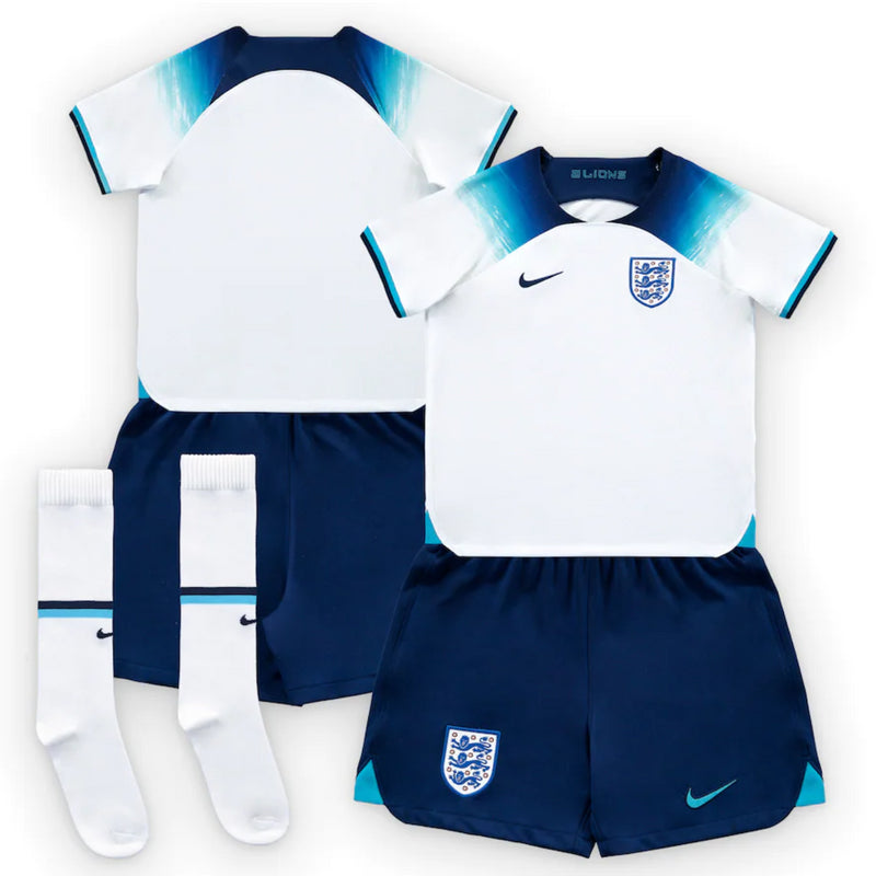 England Kid's Football Kit Nike Mini Kit Shirt Set Pack Top