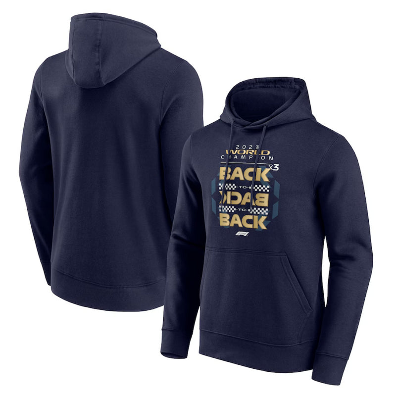 Formula 1 Men's Hoodie F1 Champion Back To Back Hoodie