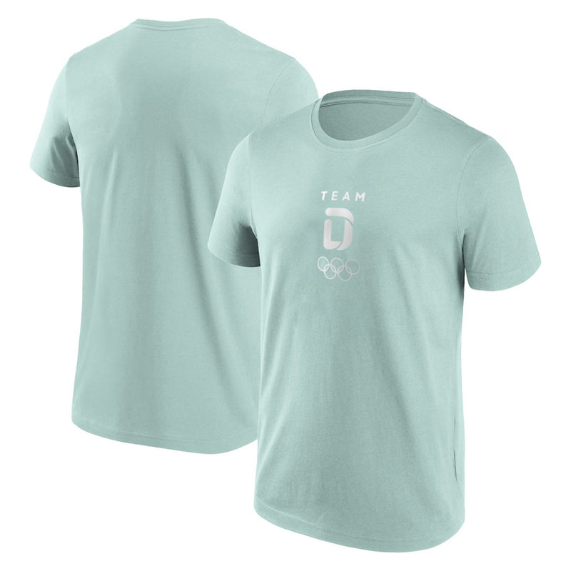 Team D Men's T-Shirt Olympics Small Mono Logo Graphic Top