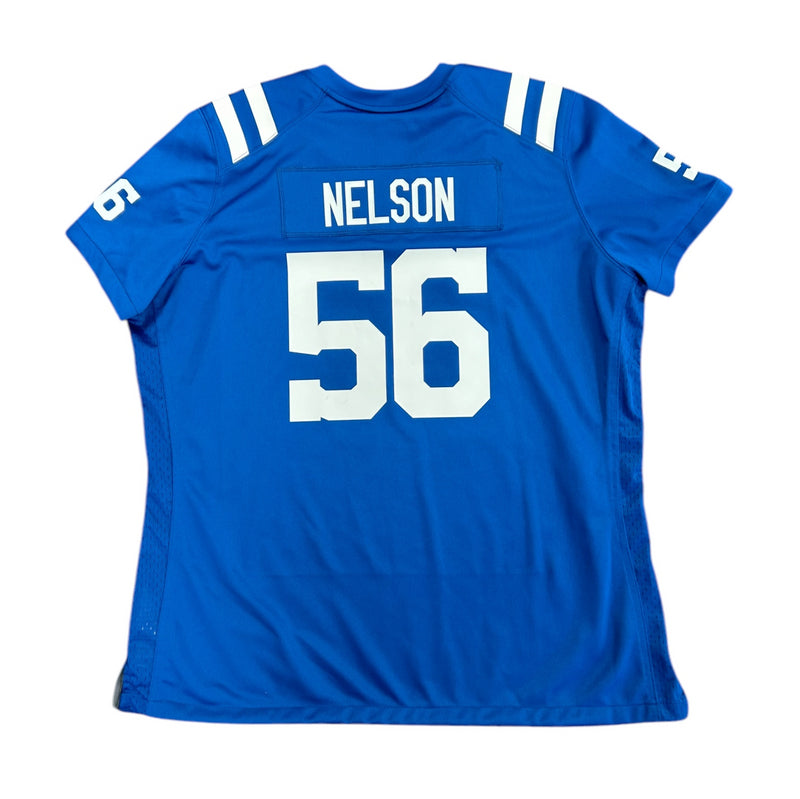 Indianapolis Colts NFL Jersey Nike Women's Home Top - Nelson 56