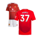 Manchester United Kid's Mini Kit adidas Football Home Mainoo Shirt