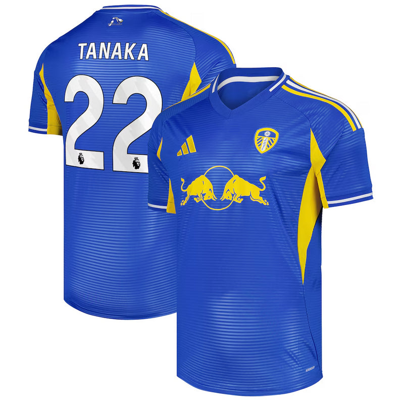 Leeds United Football Shirt adidas Men's Away Top - Tanaka