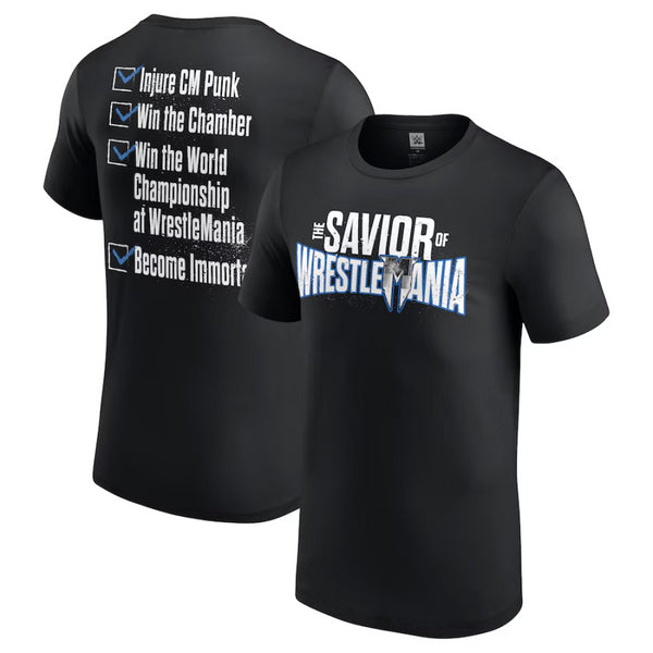 Drew Mcintyre WWE T-Shirt Men's The Saviour Of Wrestlemania Top