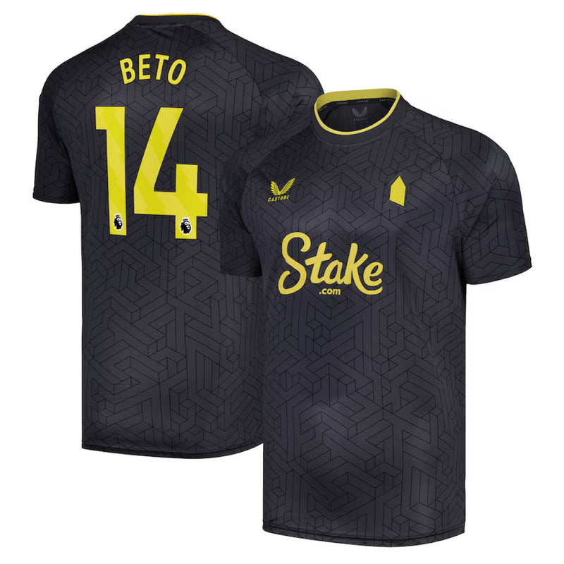 Everton Men's Castore Shirt Football Away Shirt - Beto 14