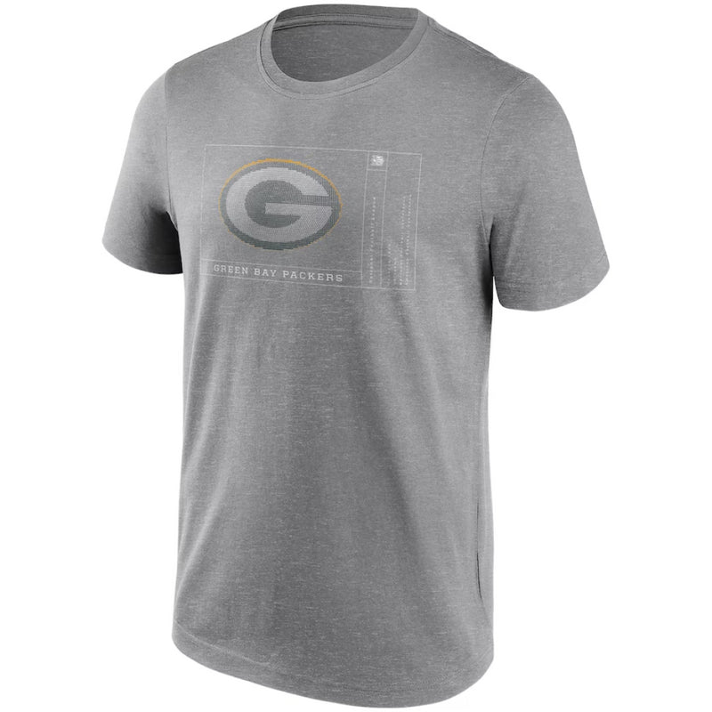 Green Bay Packers T-Shirt Men's NFL Angle Façade Graphic Top