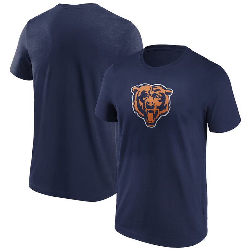 Chicago Bears Men's T-Shirt NFL Primary Colour Logo Top