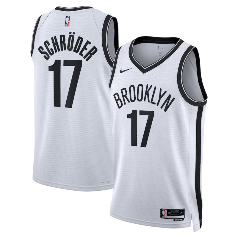 Brooklyn Nets Kid's Jersey NBA Nike Association - Schroder