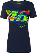 VR46 Women's Blue T-Shirt MotoGP Winter Test Top