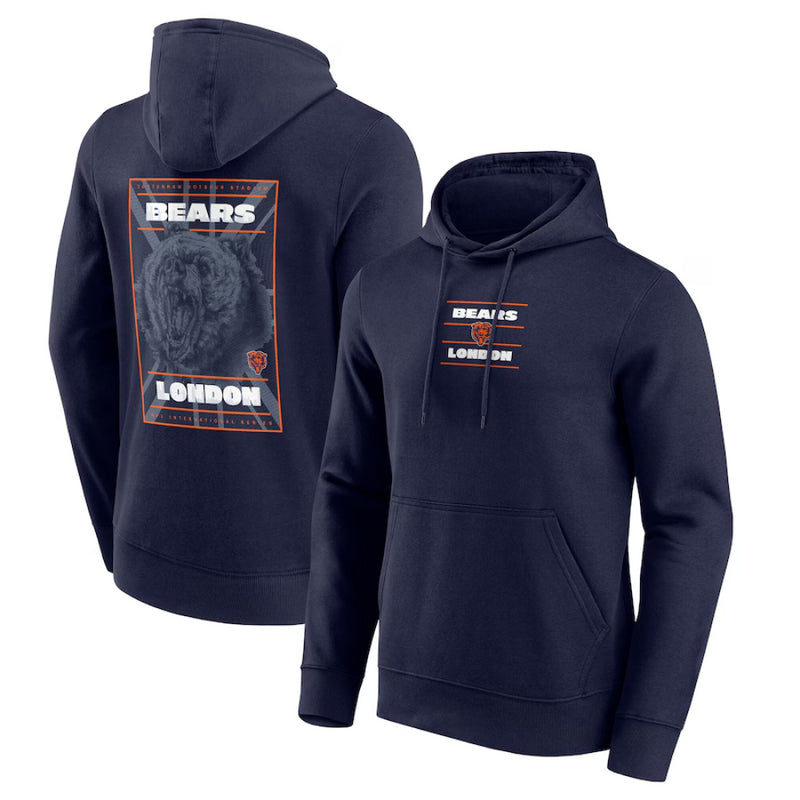 Chicago Bears NFL Hoodie Men's Hometown To London Hoodie