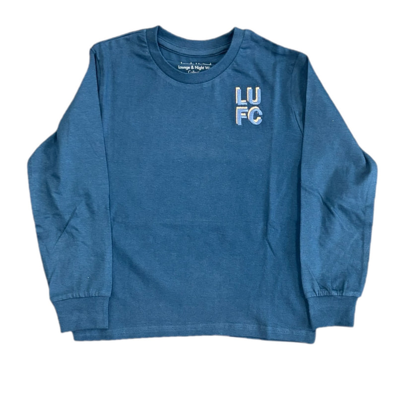 Leeds United Girls Pyjamas Football LUFC Text PJ Set