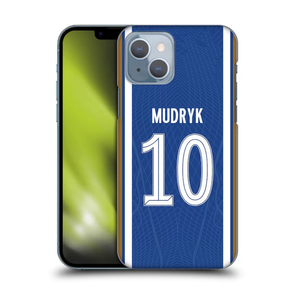 Chelsea Football iPhone Case Mykhailo Mudryk Home iPhone 14 Case