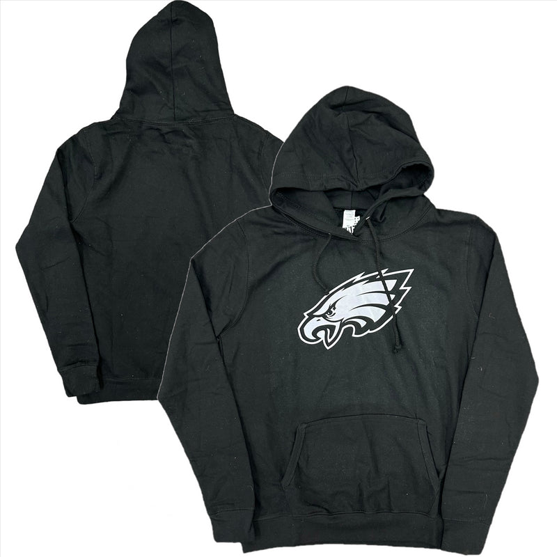 Philadelphia Eagles Men's Hoodie NFL Black Mono Logo Hoodie