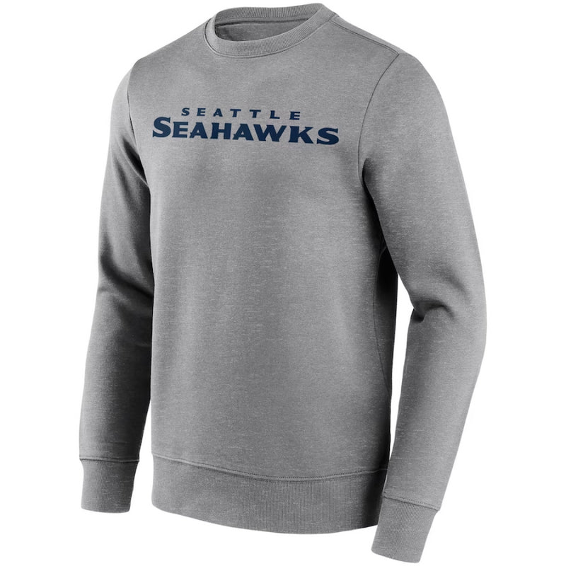 Seattle Seahawks Men's Sweatshirt NFL Neutral Colour Wordmark Top