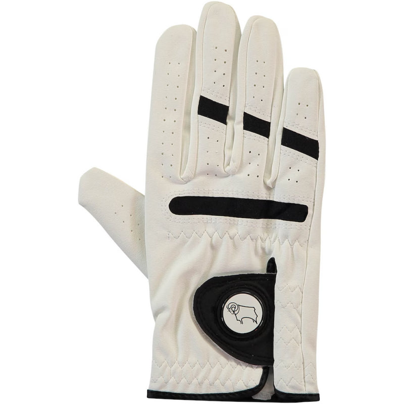 Derby County Golf Glove Adult Right Hand For Left Hand Golfer
