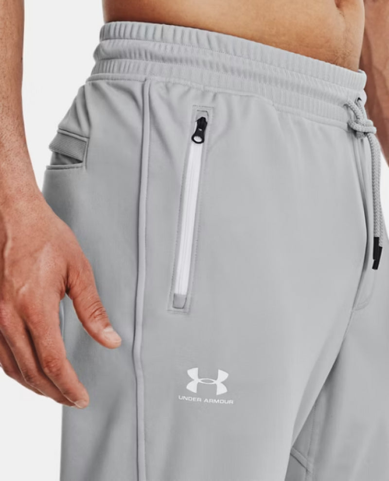 Under Armour Men's Joggers UA Sportstyle Tricot Grey Sweatpants