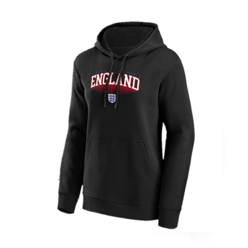 England Women's Football Hoodie Collegiate Graphic Black Hoodie