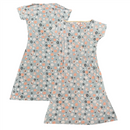 White Stuff Women's Dress Grey Short Sleeve Dress Top