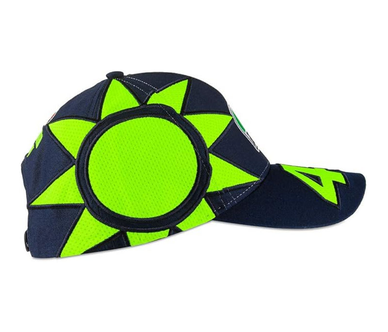 Valentino Rossi Adult Cap Navy And Yellow MotoGP Motina Cap