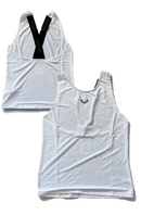 Men's Castore Training Top White Logo Sleeveless Tank Top