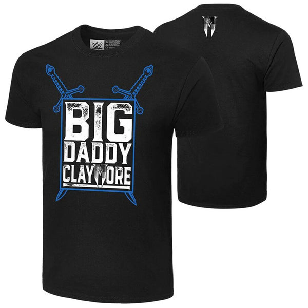 WWE Men's Black T-Shirt Drew Mcintyre Big Daddy Graphic Top
