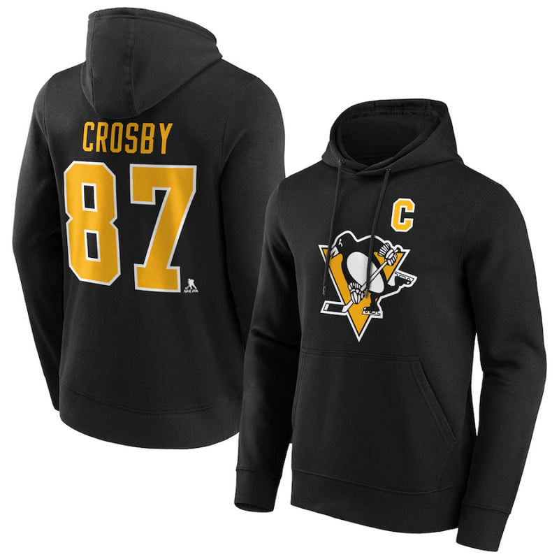 Pittsburgh Penguins Men's Hoodie NHL Sidney Crosby 87 Hoodie