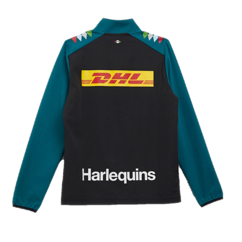 Harlequins Men's Rugby Jacket Castore Grey Travel Jacket