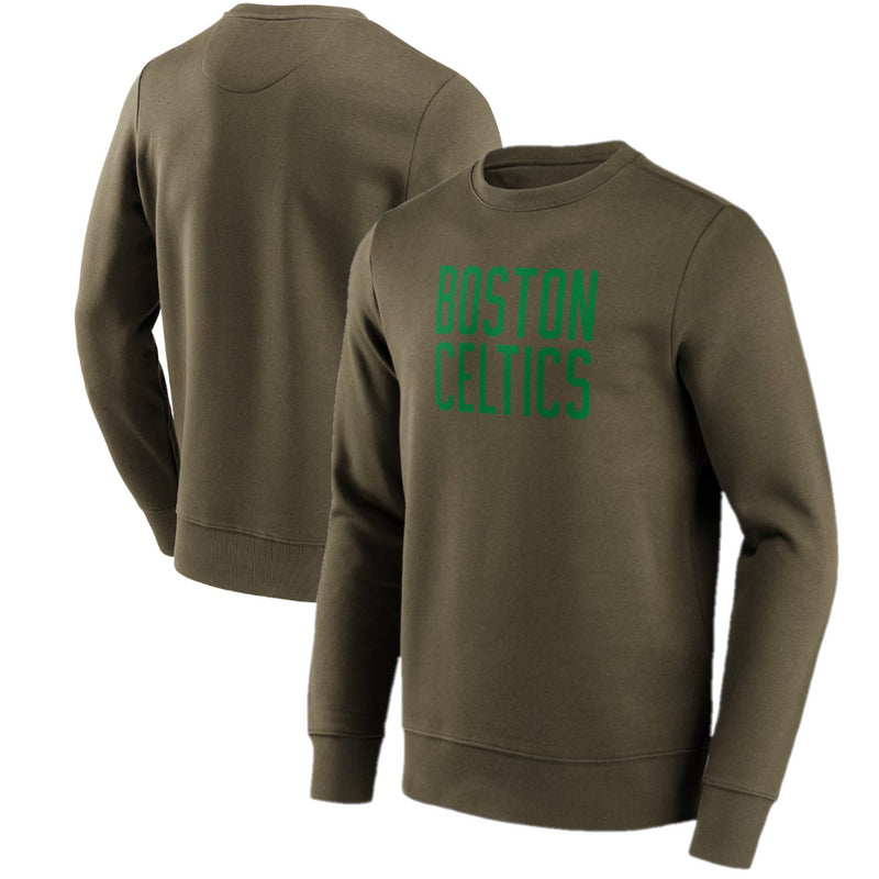 Boston Celtics Men's Sweatshirt NBA Fashion Wordmark Sweatshirt