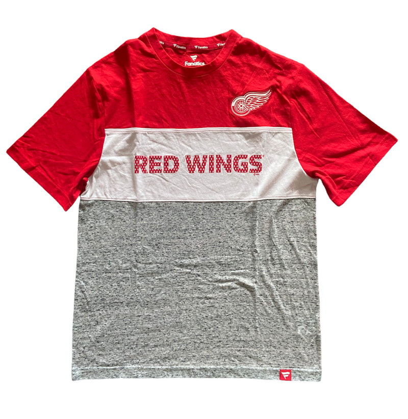 Detroit Red Wings T-Shirt Men's NHL Ice Hockey Fanatics Top