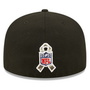 Arizona Cardinals NFL Cap Adult New Era Black Fitted Hat