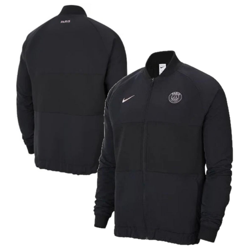 Paris Saint Germain Jacket Men's Nike Football 21/22 Black Jacket