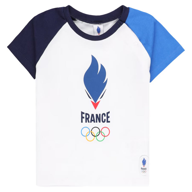 Paris 2024 Infant T-Shirt Olympics Team France Graphic Top