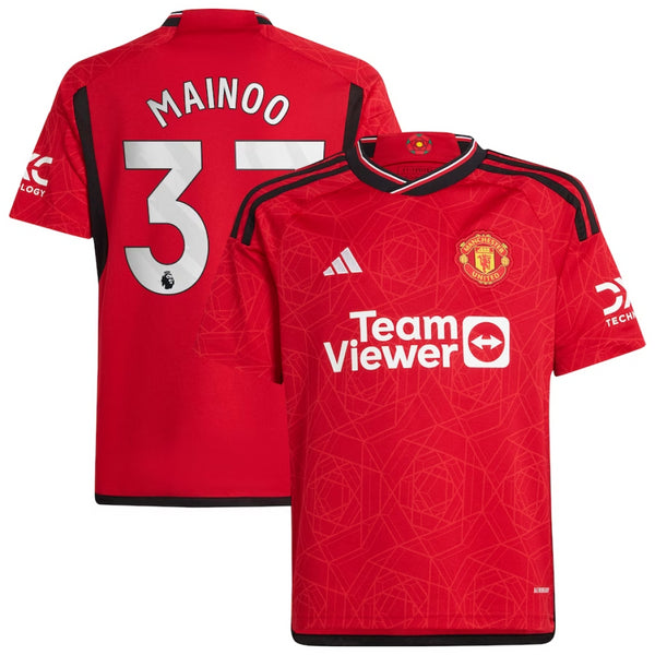 Manchester United Football Shirt adidas Home Top - Mainoo 37