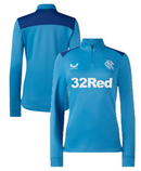Rangers Football 1/4 Zip Women's Castore Training Midlayer