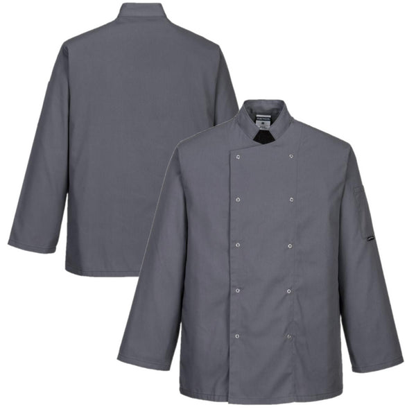 Portwest Suffolk Stud Jacket Men's Slate Grey Jacket