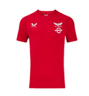 Scarlets Men's Rugby T-Shirt Castore Training Pro Players Top