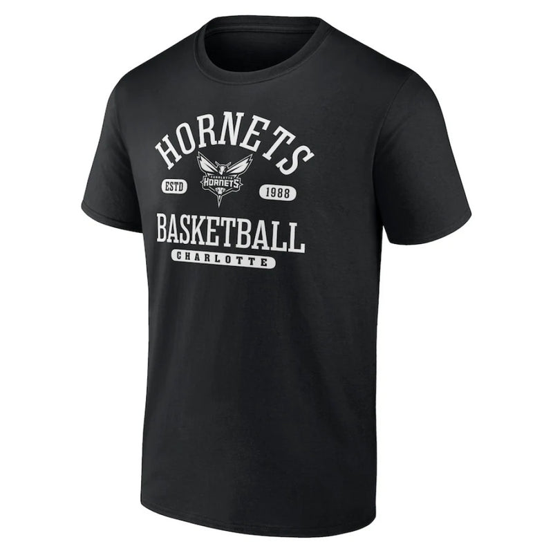 Charlotte Hornets Graphic Top Men's Calling Plays Black Top