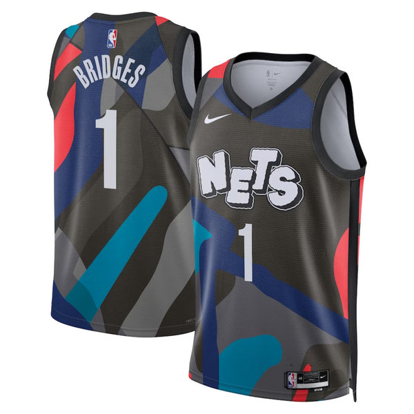 Brooklyn Nets Men's Jersey NBA Nike City 23/24 Top - Bridges