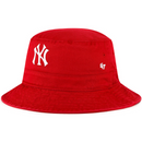 New York Yankees Bucket Hat Adult Red 47 Brand MLB Baseball Hat