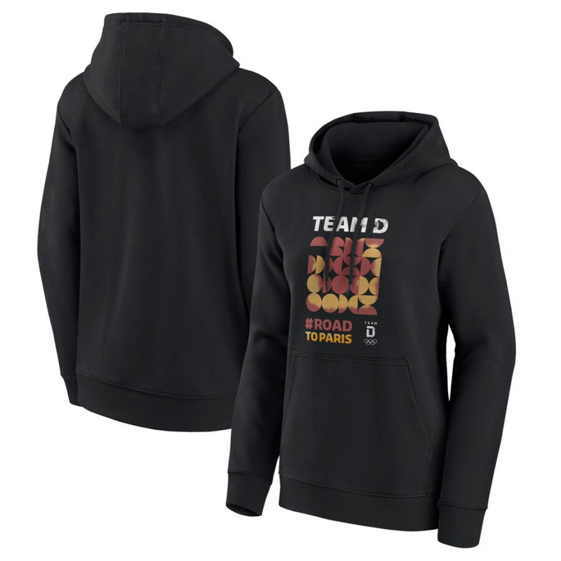Team D Olympics Hoodie Women's Road to Paris Line Top