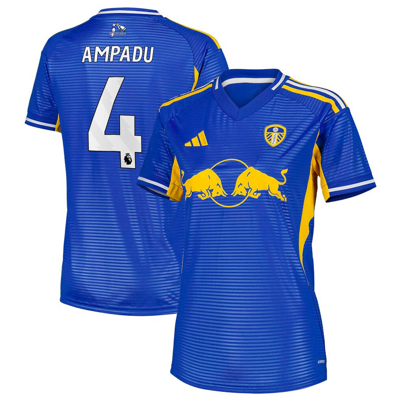 Leeds United Football Shirt adidas Women's Away Top - Ampadu