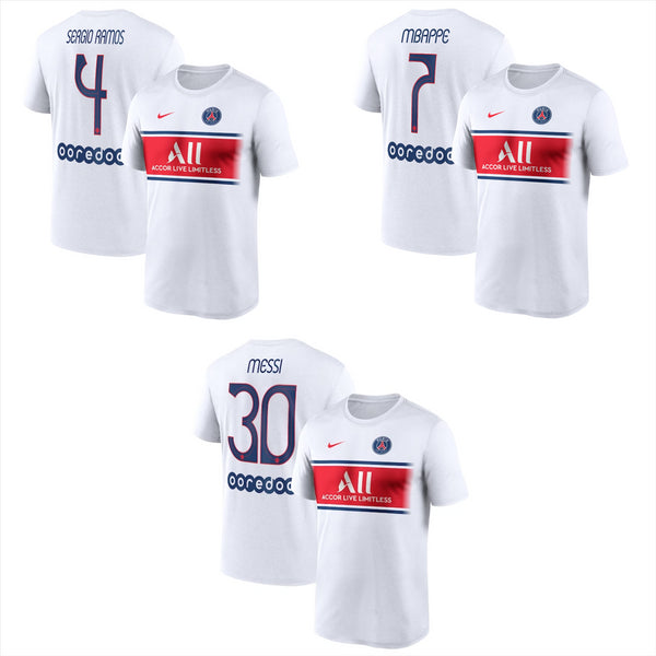 Paris Saint Germain T-Shirt Men's Nike Jordan PSG Football Fan T-Shirt