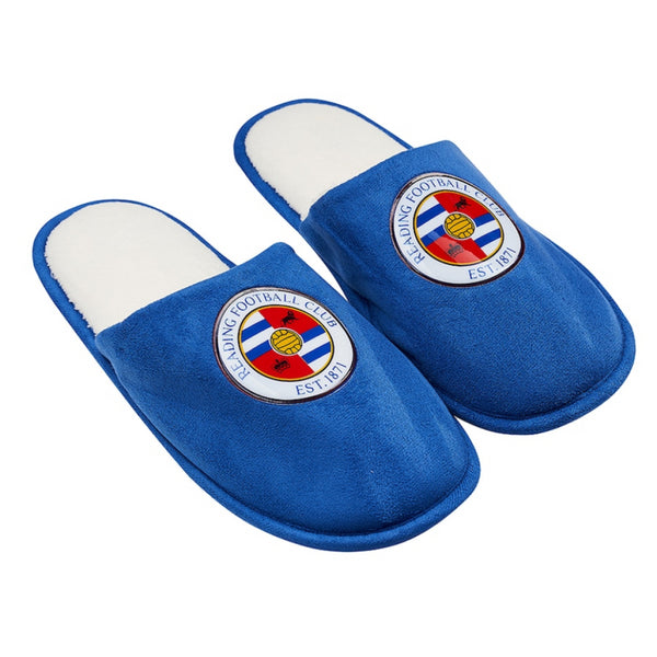 Reading Football Kid's Slippers Logo Blue Shoes