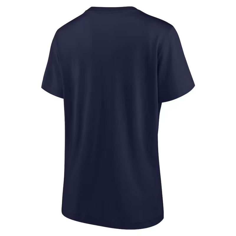 British & Irish Lions T-Shirt Women's Rugby Small Crest Navy Top