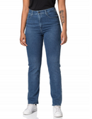 Lee Women's Blue Jeans Classic Straight Trousers