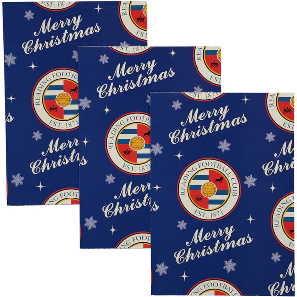 Reading Christmas Gift Wrap Wrapping Paper Pack