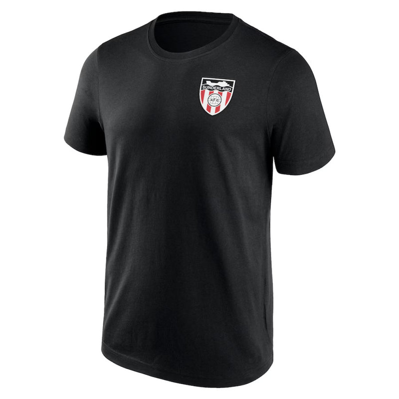 Sunderland Men's Graphic T-Shirt Retro Ship Crest Top