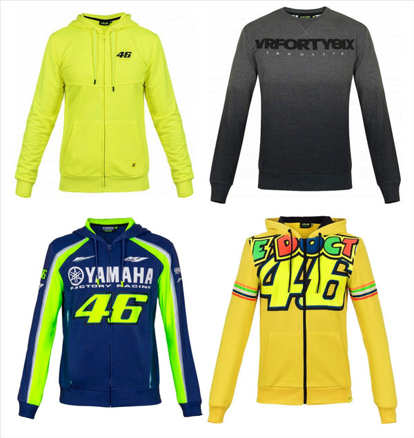 Valentino Rossi VR46 Racing Moto GP Men's Hoodie Jacket Sweatshirt Top