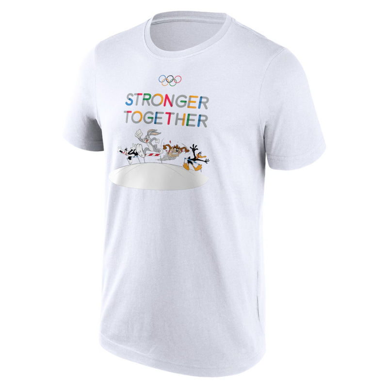 Olympics Collection Men's T-Shirt Looney Tunes Typography Top