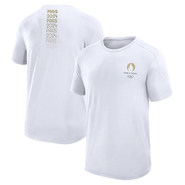 Paris 2024 Men's T-Shirt White Olympics Tech T-Shirt